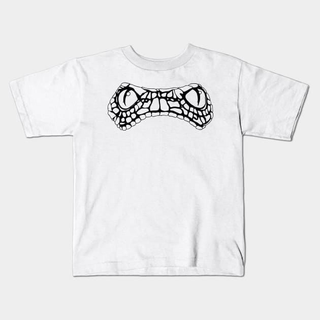 Snake Eyes Kids T-Shirt by sally234